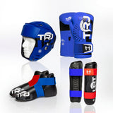 Kit Gara EcoLine WAKO – Approvato WAKO & FederKombat, Certificato DPI -  Blu