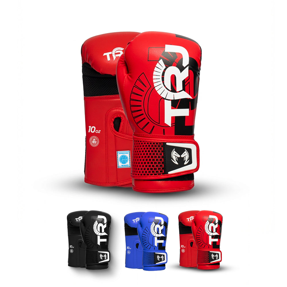 Guanti da boxe TRJ WAKO 10oz 12o 14o 16oz. Professionali o da
