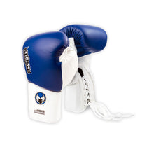 Guantoni da boxe LABOXE blu 16 oz con lacci