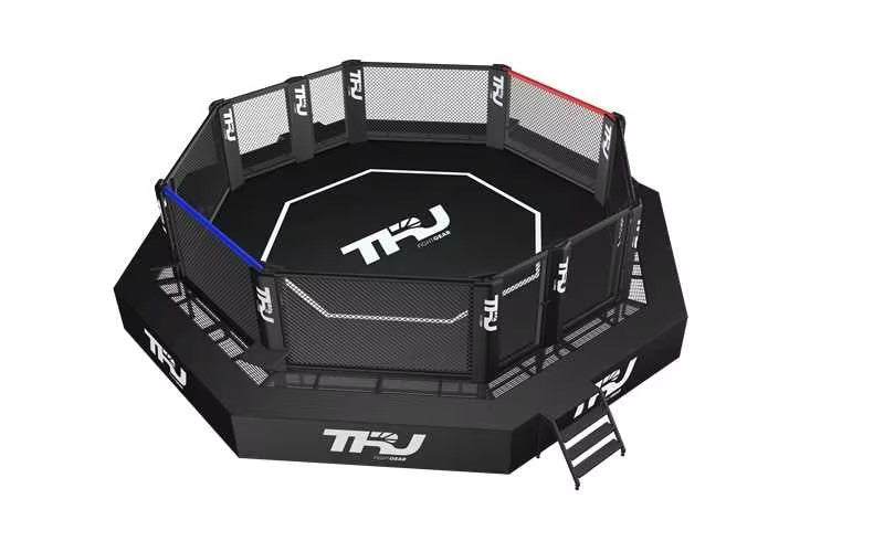 Gabbia MMA professionale TRJ personalizzabile per palestre, società sportive ed eventi